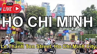 Le Thanh Ton Street 🇻🇳 LIVE Walking Vietnam - District 1 Ho Chi Minh CIty | Travel Vietnam 2023