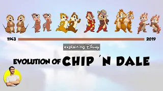 Evolution of CHIP 'N DALE - 76 Years Explained | CARTOON EVOLUTION