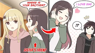 A Beautiful Model who's a friend of My Sister Came to My House for the One Reason【Manga dub】