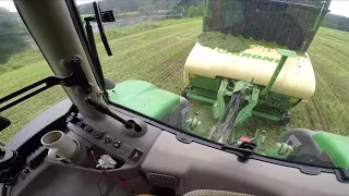 GoPro H5 @ Let‘s Drive LADEWAGEN - John Deere 6195R mit Krone RX360