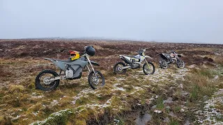 SNOW RIDE UP IN THE HILLS - Scottish Enduro Vlogs Ep9