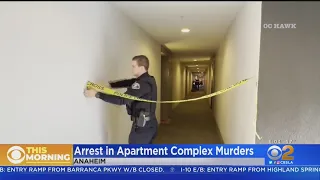 2 roommates stabbed, killed in Anaheim apartment near Angel Stadium; coworker arrested