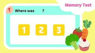 Help kids sharpen their memory! | Brain training game for preschooler and the whole family.