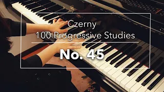 Czerny op.139, No.45, from 100 Progressive Studies