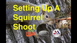 Squirrel Shooting With An Air Rifle. How to set it all up. AirArms S510