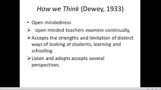 John Dewey Reflective Thinking