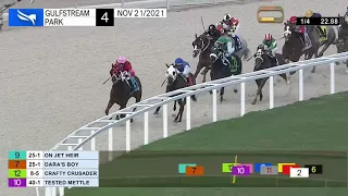 Gulfstream Park Carrera 4 - 21 de Noviembre 2021