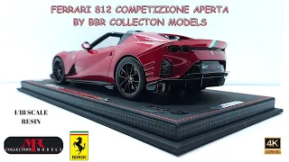 Ferrari 812 Competizione Aperta by BBR Model 1/18 Scale Resin - 4k