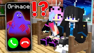 😱 How Scary GRIMACE SHAKE Called at Night in Minecraft?