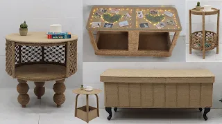 Amazing.!! 5 Reuse Waste Material into Coffee & Side table, Jute craft