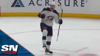 Blue Jackets' Adam Fantilli Shows Off His Puck Skills In Impressive Sequence That Leads To A Goal