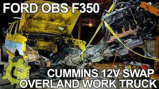 1996 Ford F350 OBS Part 1: Introduction, Restore, Cummins 12V Swap, Overland Work Truck Build