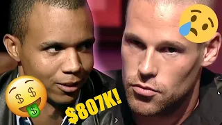 Ivey vs Antonius $807,400 legendary SICK poker hand!