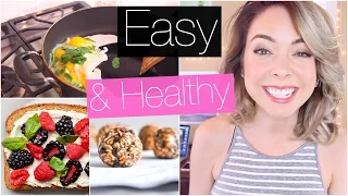 Easy + Healthy Breakfast Ideas!