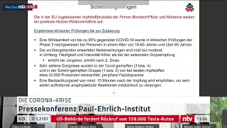 Corona LIVE: Pressekonferenz des RKIs vom 14. Januar 2021