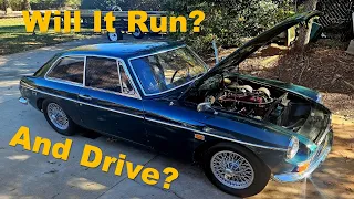 MGB Will it Run and Drive after 35 years? MGB Barn Find Pt. 3