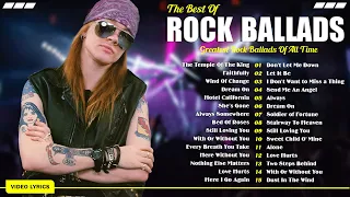 Best Slow Rock Ballads Of All Time | Top Rock Hits From The 70s 80s 90s Ballads Mix