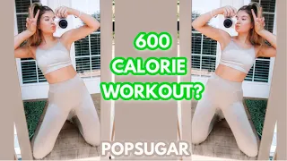 I TRIED TO BURN 600 CALORIES IN A 60-MINUTE WORKOUT| with Jeanette Jenkins | POPSUGAR fitness
