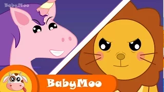 The Lion And the Unicorn | Kids' Song | Baby Moo