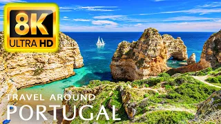 PORTUGAL with HD 8K ULTRA (60 FPS) - Travel to the best places in Potugal with relaxing music 8K TV