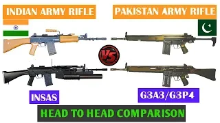 Indian Defence News:Indian Army Rifle vs Pakistan Army Rifle,INSAS vs G3P4,INSAS vs G3A3 comparison