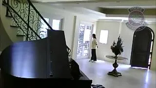 RAW: Woman caught on camera entering home