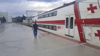 Отдых в Грузии Поезд Батуми Тбилиси Дорога Georgian Railways