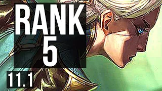 CAMILLE vs DARIUS (TOP) | Rank 1 Camille, Rank 5, 6/0/2, Dominating | KR Challenger | v11.1