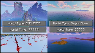 Minecraft - All World Types