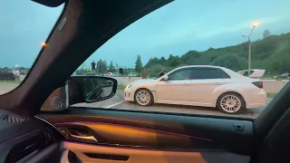 BMW M5 vs SUBARU WRX STI 800 hp