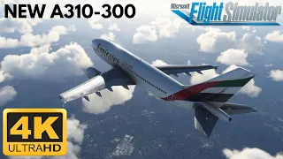 (4K) Microsoft Flight Simulator 2020 - AIRBUS A310-300 - ULTRA GRAPHICS - Landing At Qatar