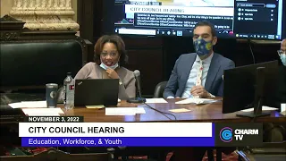 City Council Hearing; November 3, 2022