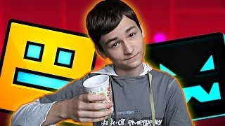 GEOMETRY DASH + SMOOTHIE CHALLENGE! | КАКОЙ ВКУСНЫЙ КОКТЕЙЛЬ