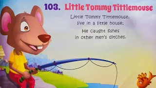 Little Tommy Tittlemouse | Nursery Rhymes| Songs & Poems | कॉमन राइम्स बच्चों के लिए #rhymes