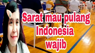 Bagi yang mau pulang ke Indonesia wajib melakukan ini