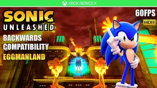 SONIC UNLEASHED 60FPS HDR - Eggmanland - Xbox Series X FPS Boost Gameplay