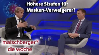 Alexander Kekulé und Saarlands Ministerpräsident Tobias Hans bei maischberger. die woche 19.08.2020