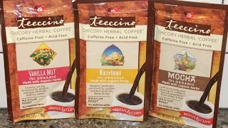 Teeccino Chicory Herbal Coffee: Vanilla Nut, Hazelnut & Mocha Review