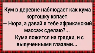 Как Кум Куме Африканский Массаж Делал! Сборник Свежих Анекдотов! Юмор!