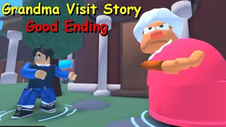 GOOD ENDING | Grandma Visit Story - Roblox