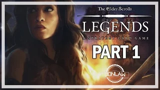 The Elder Scrolls Legends Walkthrough Part 1 FIRST ACT - Let's Play Gameplay