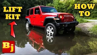 How To Install a Jeep Wrangler JL Lift Kit - Rock Krawler 2.5" X-Factor Complete Install