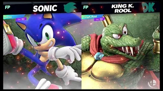 Super Smash Bros Ultimate Amiibo Fights   Request #10192 Sonic vs K Rool