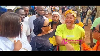Tears...Watch how Nollywood Actresses burst out into tears Actor Murphy Afolabi's burial