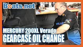 Mercury 200 Lower Unit Oil Change | How to Change the Lower Unit Oil on an Outboard | Boats.net