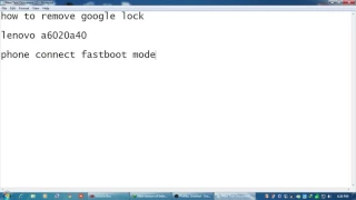 How To Unlock  Lenovo A6020a40 Lenovo Vibe K5 Google Lock ( FRP Reset)! Remove After reset phone
