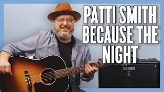 Patti Smith Because The Night Guitar Lesson + Tutorial