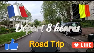 RoadTrip Paris🇫🇷- Belgique🇧🇪 (mons) en 125 Zontes Scrambler