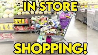 ⭐ SHOP WITH ME IN STORE! 🛒 WEEKLY GROCERY HAUL - FAMILY OF 4 @Jen-Chapin