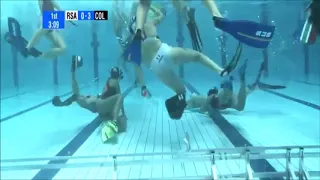 Colombian Women Underwater Hockey